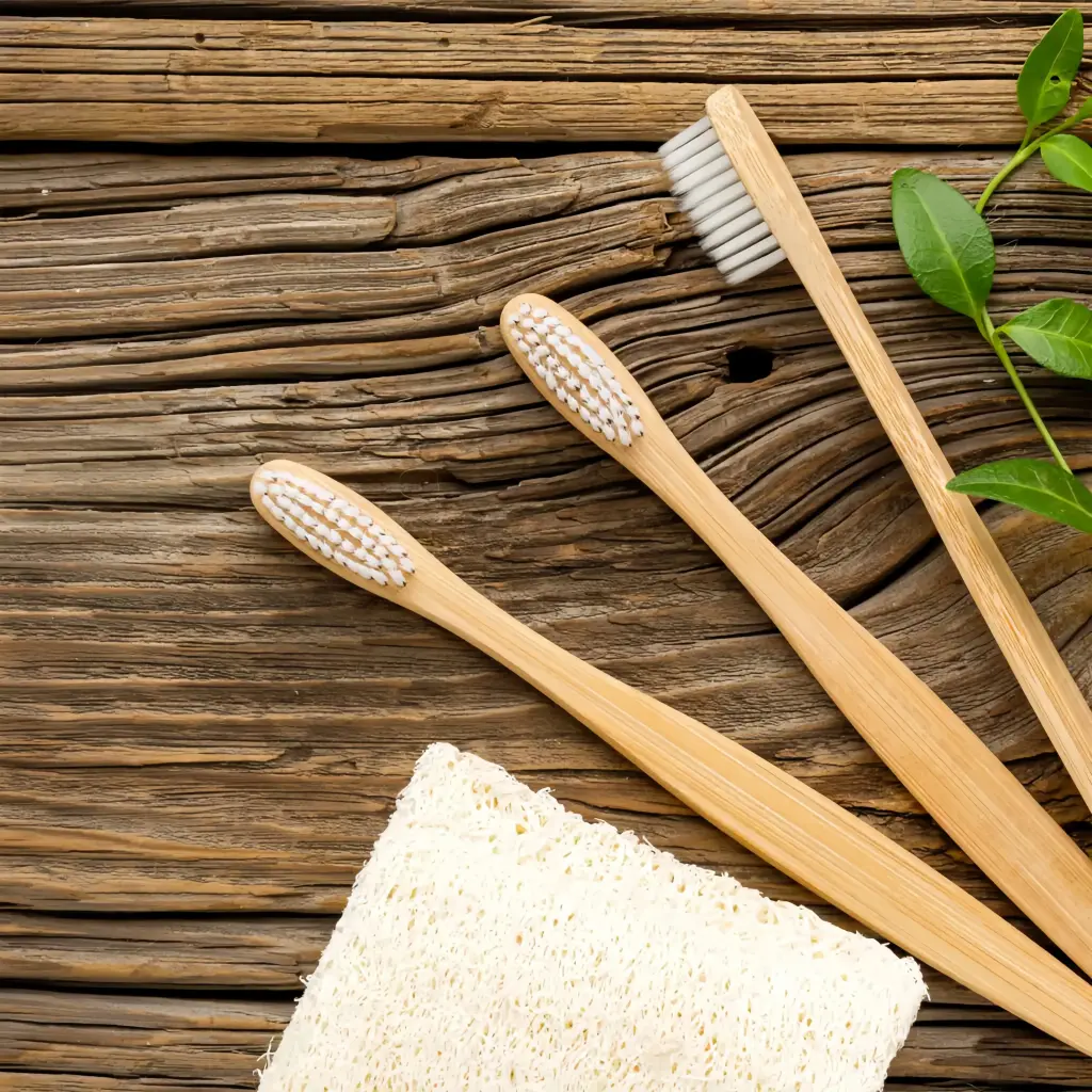 kind hand Organic Bamboo Toothbrush for Adults (Pack of 3)